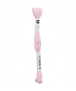 Fil à broder mouliné Uni - Rico Design 064 Rose
