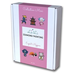 Mini kit diamond painting japonais – 6 toiles Esprit Nippon