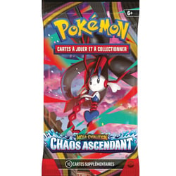 Booster pokémon méga-Évolution me04 - chaos ascendant - asmodee - cartes a collectionner française - ASMODEE