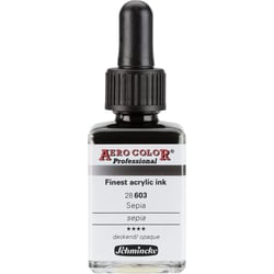 Encre acrylique - Extra-fine - Sépia - 28 603 - Aéro Color Pro - Schmincke