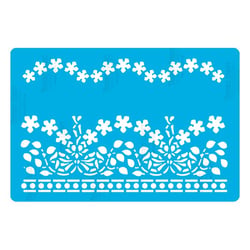 Pochoir plastique souple réutilisable 18,5 x 14,5 cm Fabrika Decoru DECORATION 265