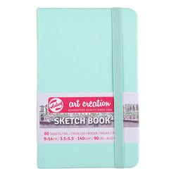 Carnet Croquis 9x14 cm - 80 feuilles - 140g - Menthe - Royal Talens