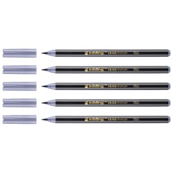 Lot de 5 feutres pointe pinceau EDDING 1340 - Gris argent - 1-3 mm