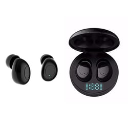 Ecouteurs Bluetooth Sans Fil Avec Affichage LED Et Boîtier De Charge Noir Noir YONIS