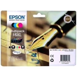 Epson T1626XL Pack De 4 Cartouches Epson 16XL modèle stylo plume