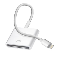 Avizar Câble Adaptateur 30 broches vers Lightning Charge et Synchronisation Blanc