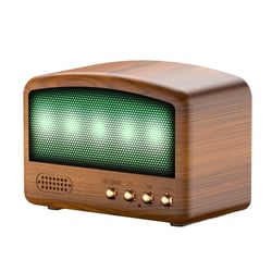 Mini Enceinte Bluetooth Rétro Avec Radio FM Et Lecteur USB 5W YONIS
