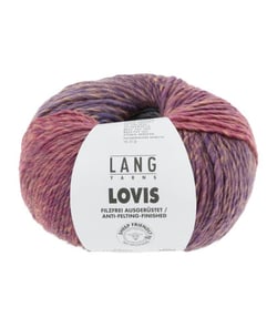 Pelote à tricoter 100% Laine Vierge LOVIS - Lang Yarns 0002 Multicolore