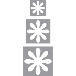 Perforatrice fantaisie Kit: Fleurs, 1,6cm+2,54cm+3,81cm, 3 pces