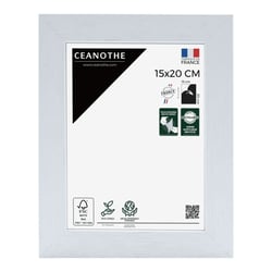 Cadre photo Karma blanc 15x20 cm