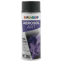 Spray de peinture - Gris anthracite - RAL 7016 - Satiné - Tous supports - Aérosol Art