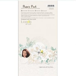 24 papiers scrapbooking motifs à découper 15.2 x 31.5 cm LemonCraft SENTIMENTAL