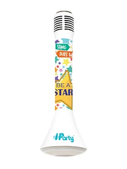 Micro Karaoké sans fil avec enceinte Bluetooth iParty