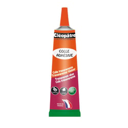 Colle - Transparente - Gel - Cléopâtre Adhésive - Tube de 30g - Idéal pour l'école