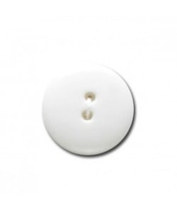 Carte de boutons classique blanc 18mm - Distrifil Blanc
