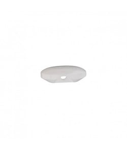 Carte de 3 boutons Polyester à queue Blanc 18mm - Union Knopf Blanc
