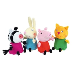 Peppa Pig Coffret 4 Peluches - Jemini