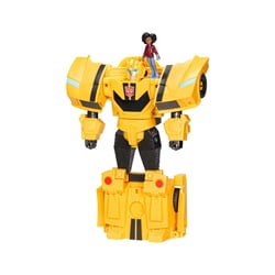 Transformers EarthSpark Spin Changer - Figurine Bumblebee & Mo Malto 20 cm