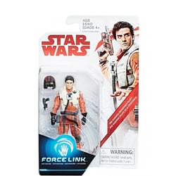 Figurine star wars force link 2.0 : poe demeron pilote de la resistance 9.5 cm - hasbro - c1507