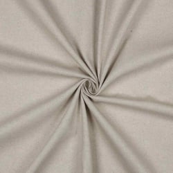 Tissu Toile Coton Canvas aspect Lin Ecru chiné