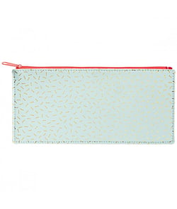 Pochette Confetti fermeture éclair - Rico Design Vert