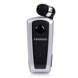 Ecouteurs Bluetooth Anti-Vol Avec Rappel Vibration Et Câble Rétractable Argent YONIS