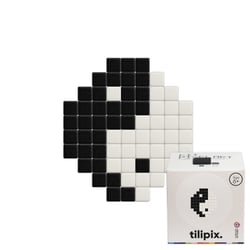 Kit mosaïque DIY pixel art - Ying yang - Classique