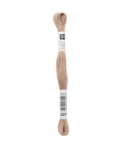 Fil à broder mouliné Uni - Rico Design 227 Marron