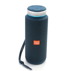 Enceinte Bluetooth Puissante et Résistante Autonomie Longue Durée Contrôle Volume Rotatif Bleu YONIS