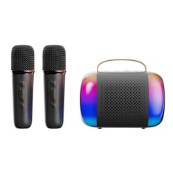 Microphone Bluetooth Portable Étanche Son Puissant Autonomie Longue Durée Noir YONIS