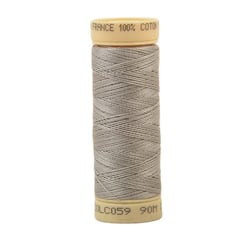 Bobine fil coton 90m fabriqué en France - Gris moyen C59