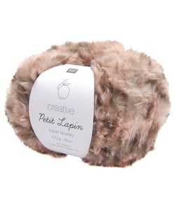 Pelote de fourrure Créative Petit Lapin Super Chunky - 100GR - Rico Design 10 Rose