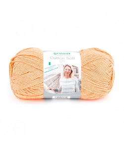 Fil à tricoter Cotton Soft Uni 100GR - Grundl - Certifié Oeko-tex 02 Orange