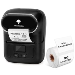 Mini Imprimante Bluetooth Portable Sans Encre Pour Étiquettes Rapides Et Faciles Noir YONIS