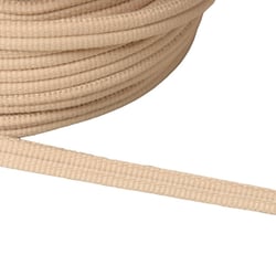 Double cordon 9mm beige au mètre