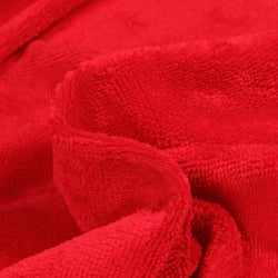 Tissu Micro Éponge Bambou Téa Rouge