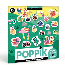 Mes premiers stickers - les petites bêtes - Poppik