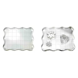 MégaCréa DIY - Bloc positionneur gradué pour Tampon transparent 9x7 cm