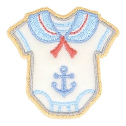 Ecusson thermocollant bébé body 4cm x 4cm