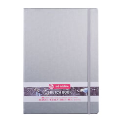 Carnet - Croquis - Dessin - A4 - 21x29,7cm - 80 pages - 140g - Argent - Sakura