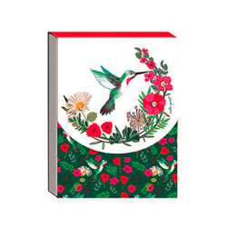 Carnet de notes Colibri - Format pocket - Fermeture aimanté - 75 feuilles - Hirondelles & Cie