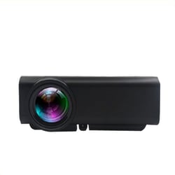 Videoprojecteur LED 1080P HD Sans Fil Support Mirroring et Son Surround 360° Noir YONIS