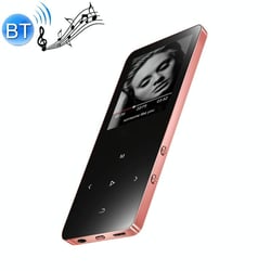 Lecteur MP4 Rose Gold 1.8 Pouces Bluetooth Hifi Son 8GB Haut-Parleur Intégré YONIS