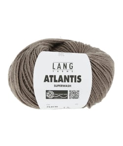 Pelote de laine vierge ATLANTIS - Lang Yarns 0126 Marron