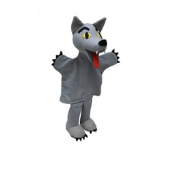 Marionnette Loup 30cm – Trousselier - Bass&Bass - Jaune