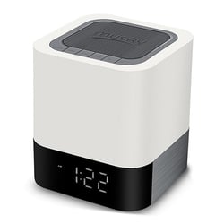 Enceinte Bluetooth Sans Fil Multifonction Avec Réveil Lampe De Chevet Tactile YONIS