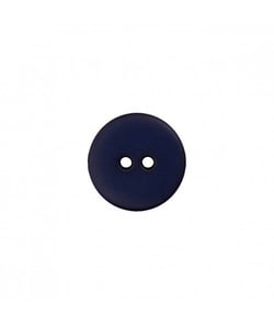 Carte de 4 boutons Polyester Bleu marine 18mm - Union Knopf Bleu