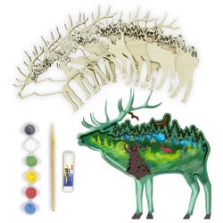 Kit en bois 3D à peindre Cerf Creatifwood