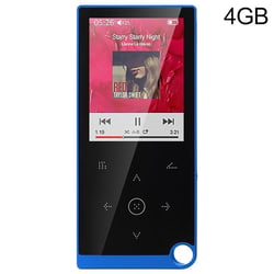 Lecteur MP4 Rouge Écran Tactile 2.4' 4GB Audio Vidéo Sans Bluetooth Bleu YONIS