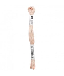 Fil à broder mouliné Uni - Rico Design 252 Rose